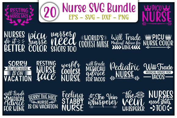 A Designer's Review of the Nurse Quotes Embroidery Bundle