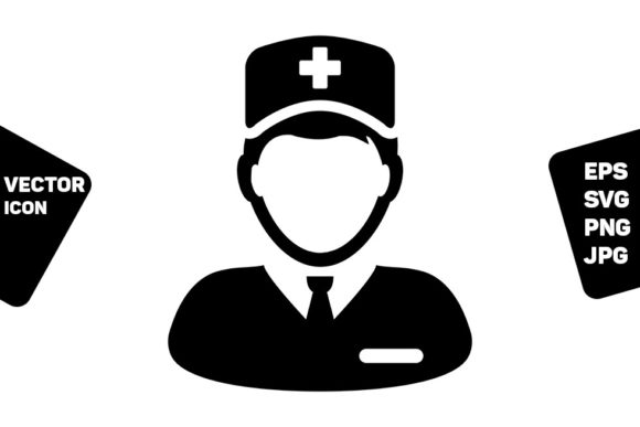 A Designer's Take on the Medical Assistant Icon Vector
