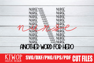 Nurse Another Word for Hero: A Heartfelt Embroidery Design