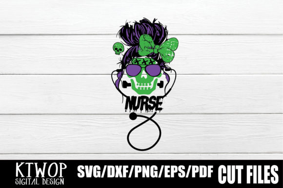 The Nurse-ster Stetoscope Halloween Embroidery Design